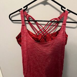Lululemon 2-in-1 top Size 8